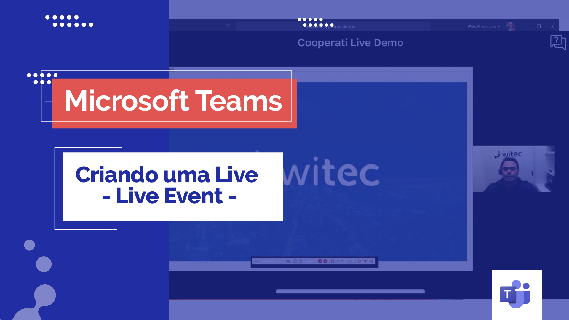 Criando uma Live com Microsoft Teams Live Event
